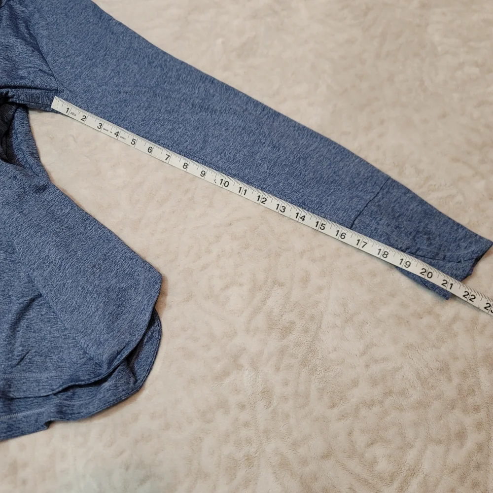 Athleta Uptempo Hoodie Sweatshirt Women's Size Sp Chrome Blue - Picture 10 of 13